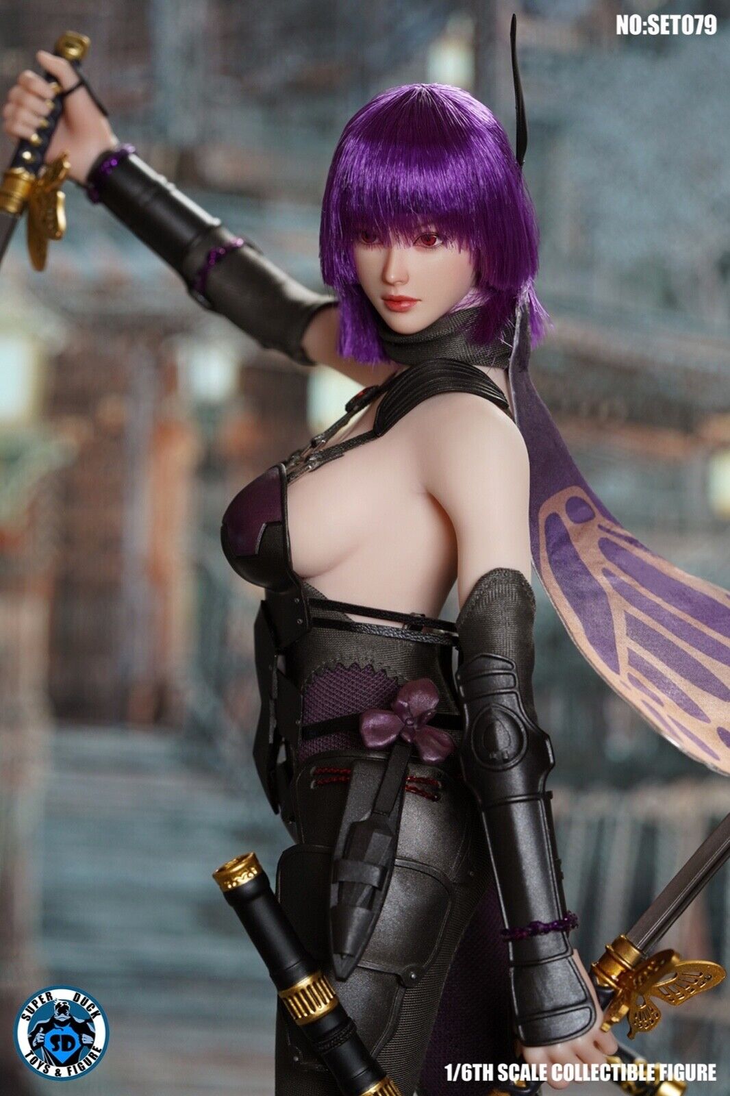SUPER DUCK SET079 1/6 Sexy Female Ninja Clothes &amp; Head Sculpt Accessories