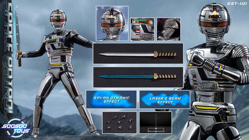 Pre-order Soosootoys SST-101 1/6 Space Sheriff Gavan Male Action Figure Model