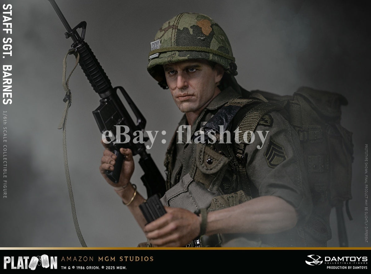 Presale DAMTOYS DMS045 1/6 Platoon Staff Sergeant Barnes Action Figure Model Toy
