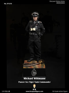 Facepoolfigure FP019B 1/6 Panzer Ace Tiger Tank Commander Wittmann figura de acción