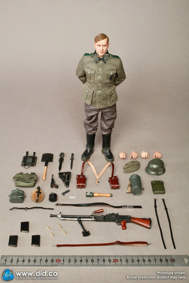 DID D80191 1/6 WWII German SS Polizei Division ZB30 Gunner Friedrich Action Figure Model