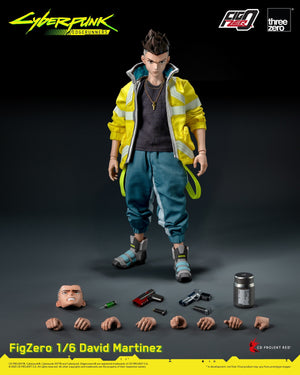 Threezero 3Z05990W0 1/6 Cyberpunk Edgerunners FigZero David Martinez Action Figure
