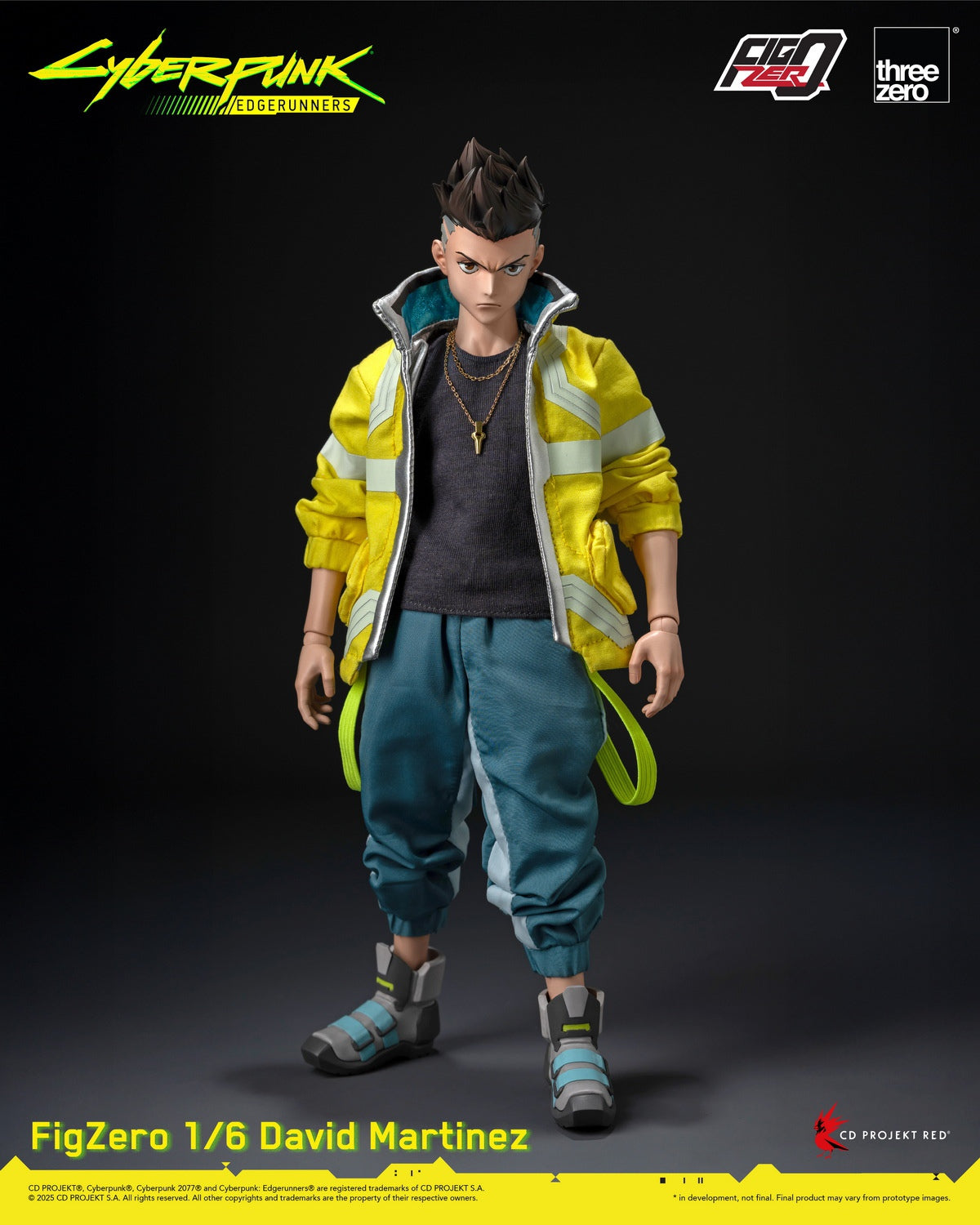 Threezero 3Z05990W0 1/6 Cyberpunk Edgerunners FigZero David Martinez Action Figure