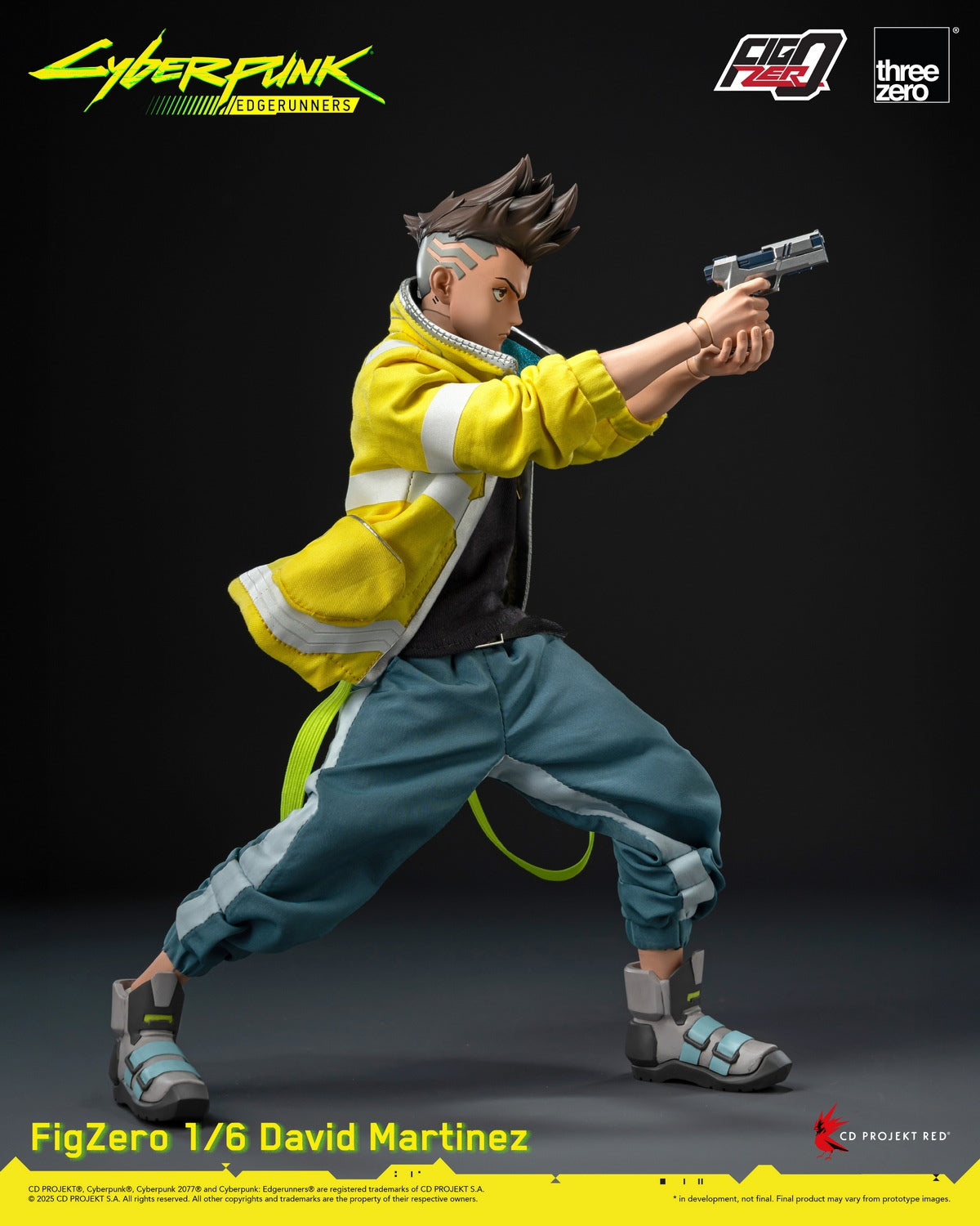 Threezero 3Z05990W0 1/6 Cyberpunk Edgerunners FigZero David Martinez Action Figure