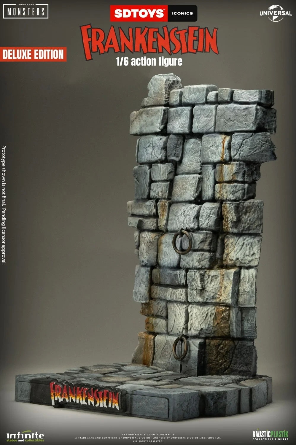 Disponible Infinite Statue 1/6 Frankenstein modelo de figura de acción masculina versión de lujo.