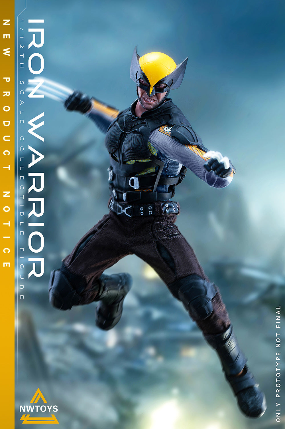 Nwtoys 1/12 Iron Warrior Logan figura de acción masculina de colección