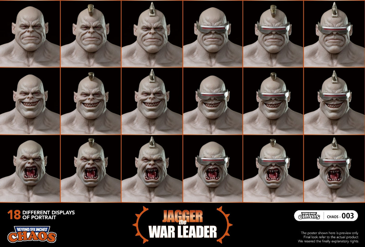 CHAOS-003 1/12 Jagger the War Leader figura de acción de colección
