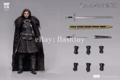 Preventa YUANYE 1/12 Game of Thrones Jon Snow modelo de figura de acción masculina Standard