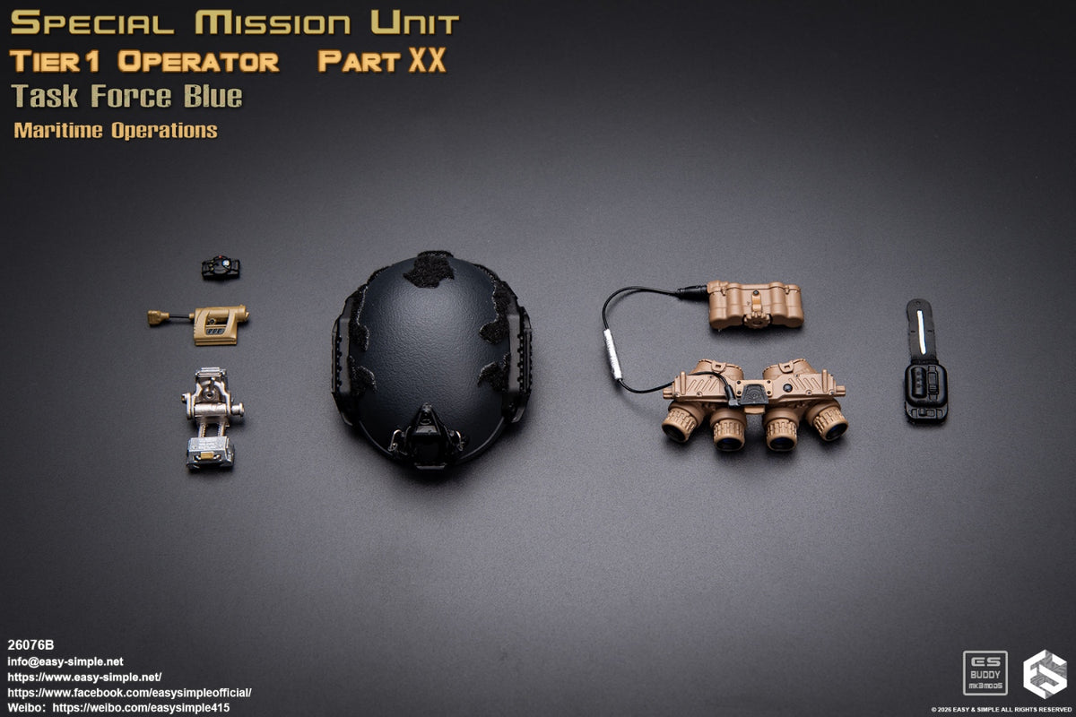 Preventa Easy&Simple 26076B 1/6 Special Mission Unit Tier1 Operator figura de acción