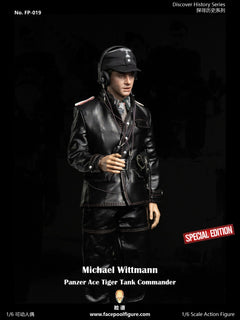 Facepoolfigure FP019B 1/6 Panzer Ace Tiger Tank Commander Wittmann figura de acción