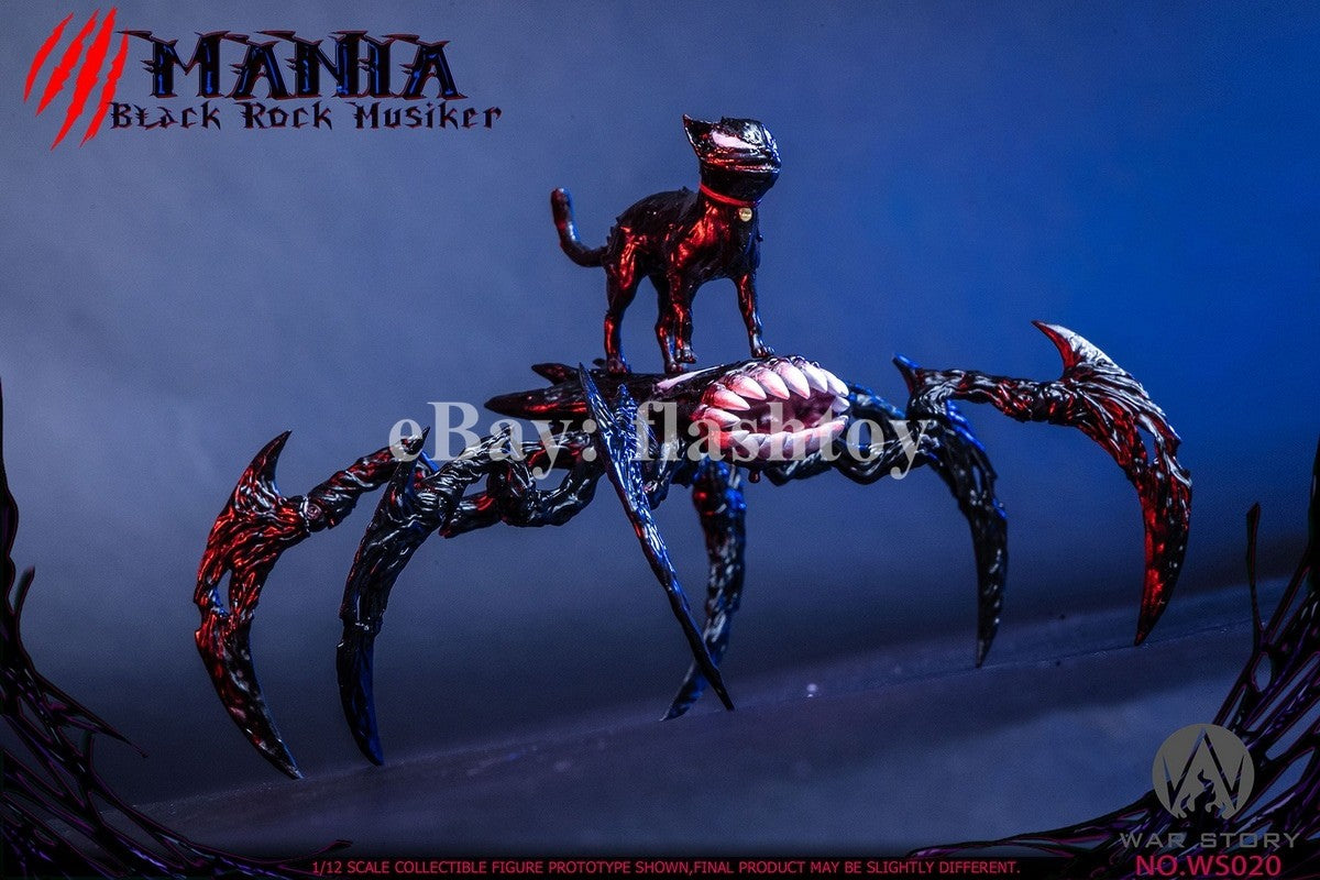 Presale War Story WS020 1/12 Black Rock Musician Mania Action Figure Model Toy