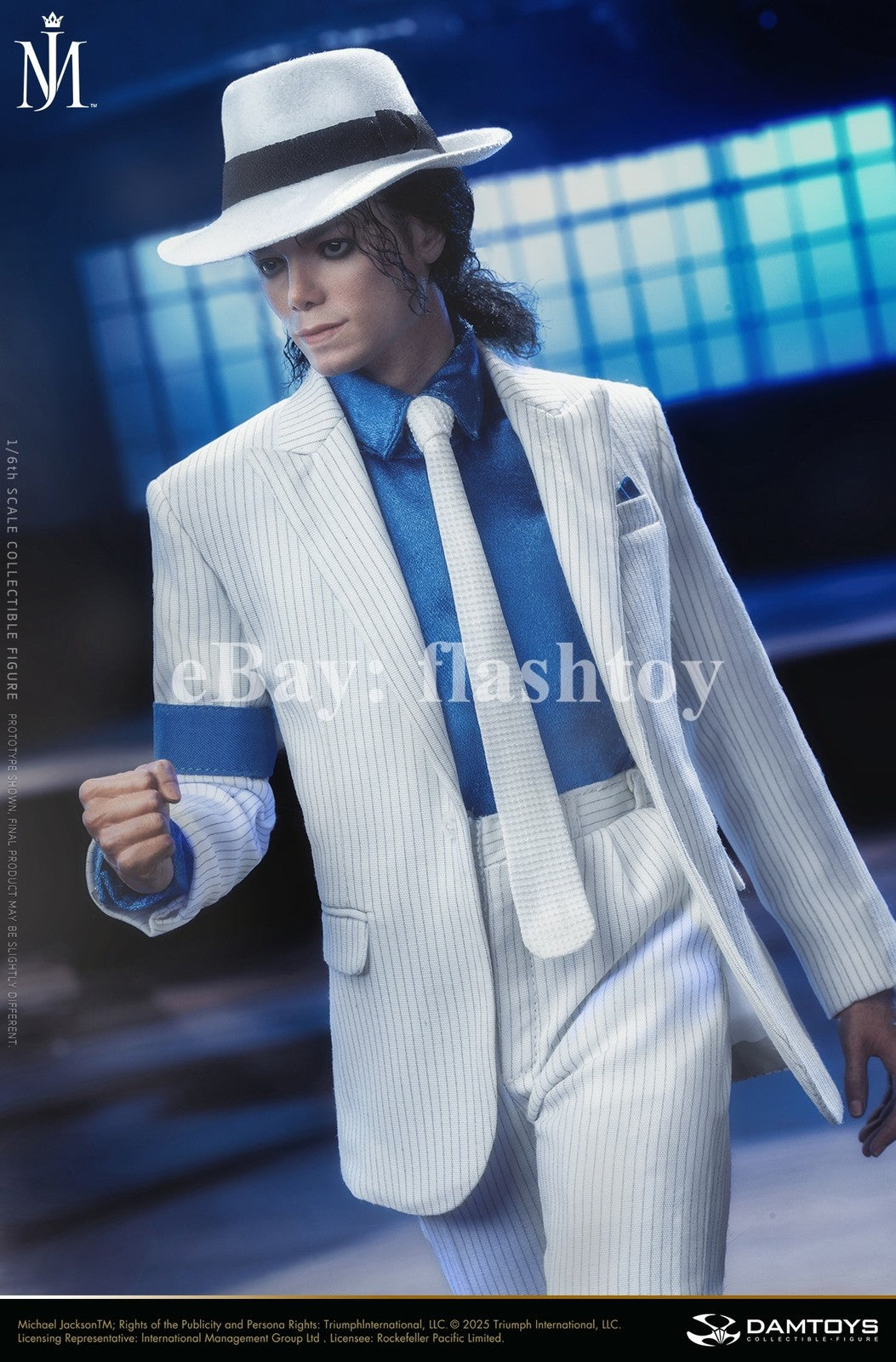 Presale DAMTOYS DMS048S 1/6 Smooth Criminal Jackson Action Figure Deluxe Ver.