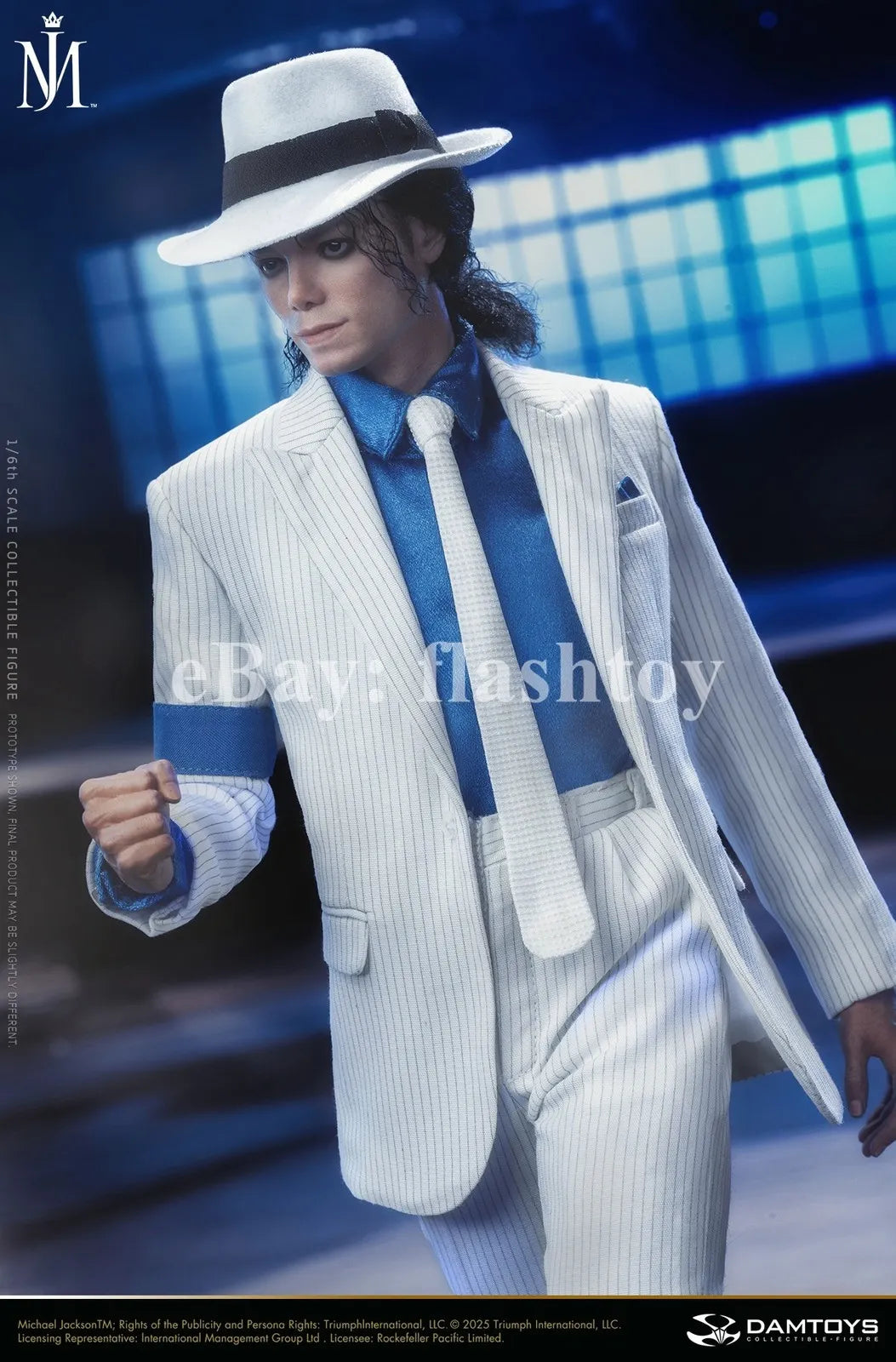 Presale DAMTOYS DMS048 1/6 Smooth Criminal Jackson Action Figure Standard Ver.
