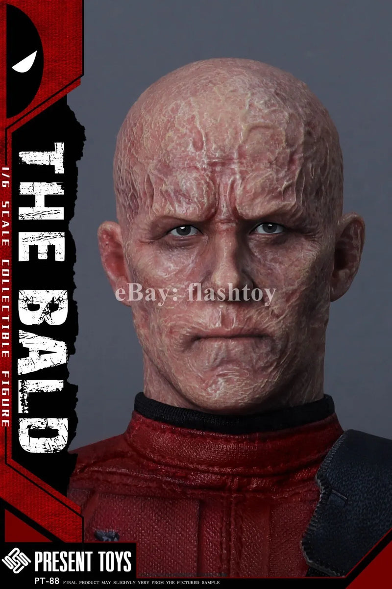 PRESENT TOYS PT-sp88 1/6 The Bald Head Sculpt fit 12" HT Male Figure Model Body