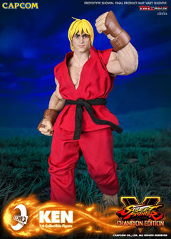Iconiq Studio IQGS-04 1/6 Street Fighter Ken 12" Male Action Figure Model Toy