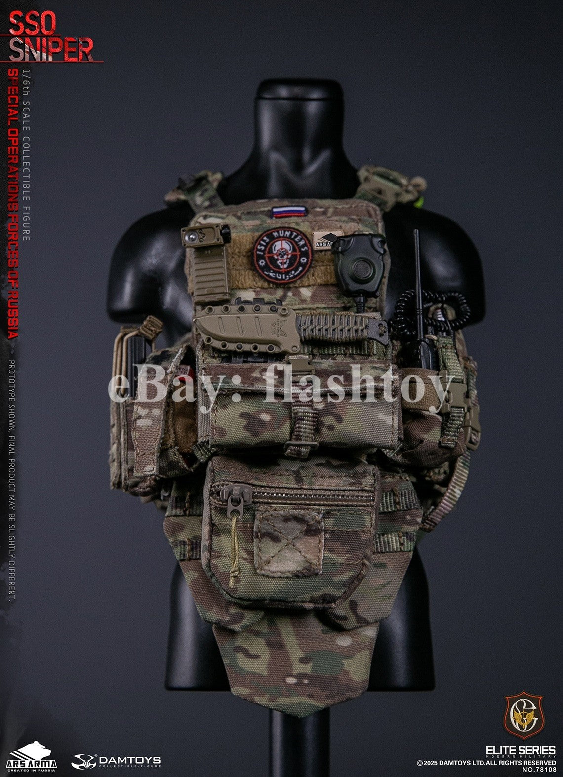 Presale DAMTOYS 78108 1/6 Special Operations Forces of Russia SSO Sniper Model