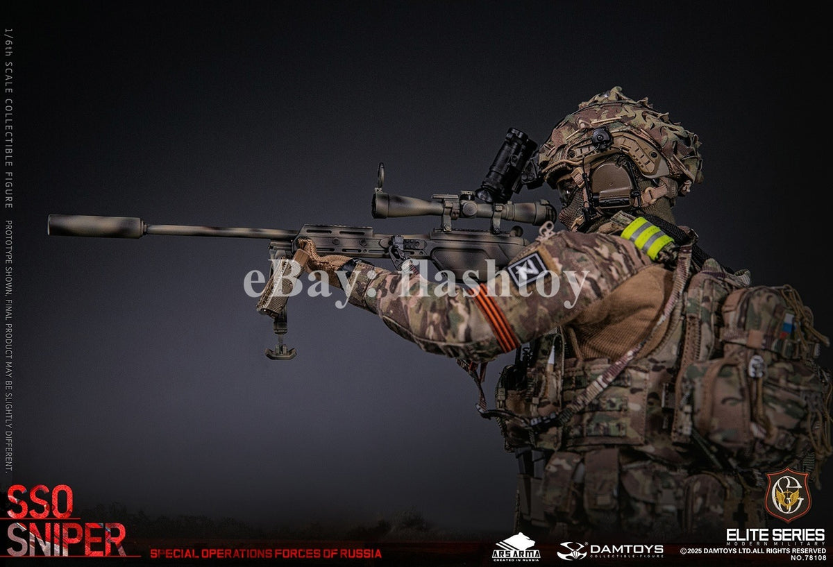 Presale DAMTOYS 78108 1/6 Special Operations Forces of Russia SSO Sniper Model
