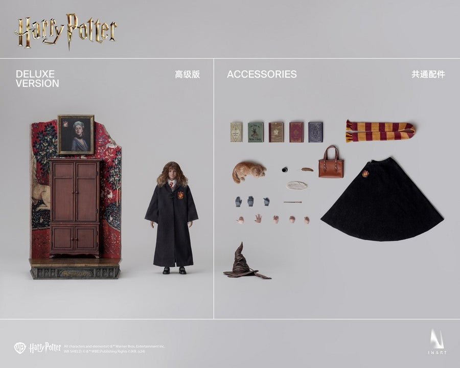 INART A011D1 1/6 HarryPotter Hermione Granger modelo de figura de acción de colección