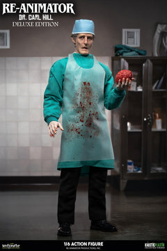 Preventa Infinite 1/6 Re-Animator Doctor Carl Hill modelo de figura de acción masculina versión de lujo.