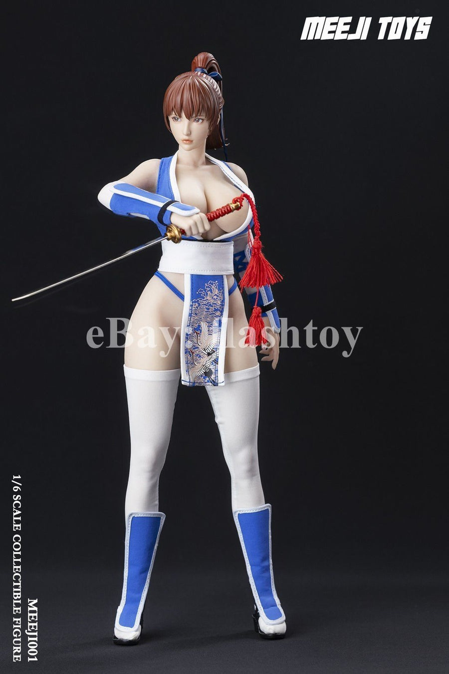 Précommande Figurine articulée féminine à l'échelle 1/6 MEEJI Toys MEEJI001 - Ninja Fighter Ayane