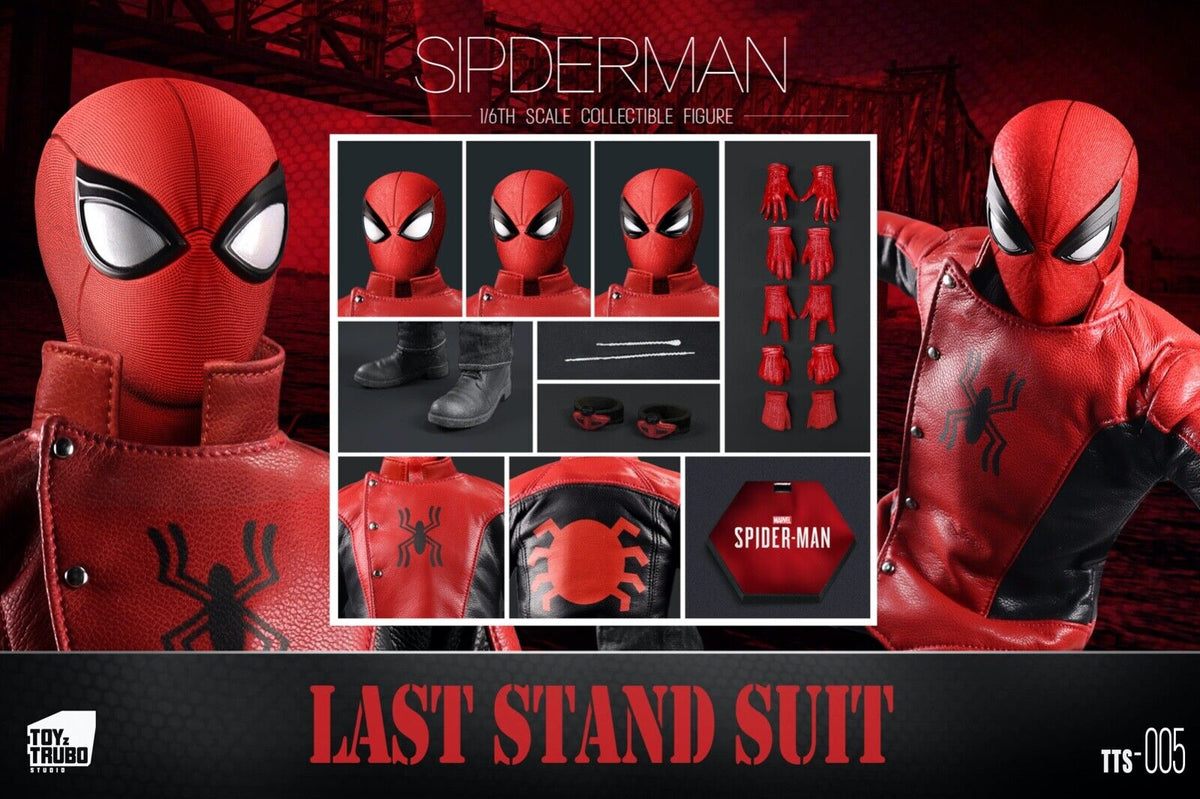 ToyzTruboStudi<wbr/>o TTS-005 1/6 Spider Man Last Stand Suit 12" Action Figure Model