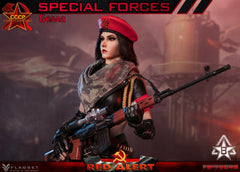 FLAGSET FS73048B 1/6 Red Alert Mobilize Troops Sniper modelo de figura de acción femenina
