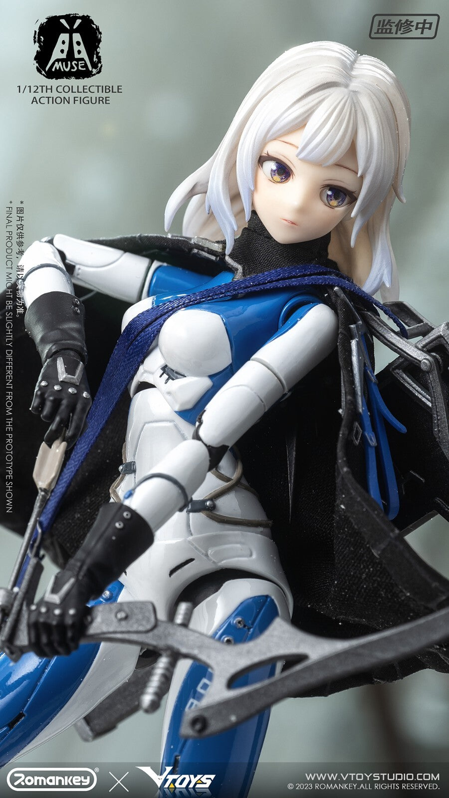 Romankey x VTOYS 1/12 MUSE 6" Collectible Female Action Figure Model Toy