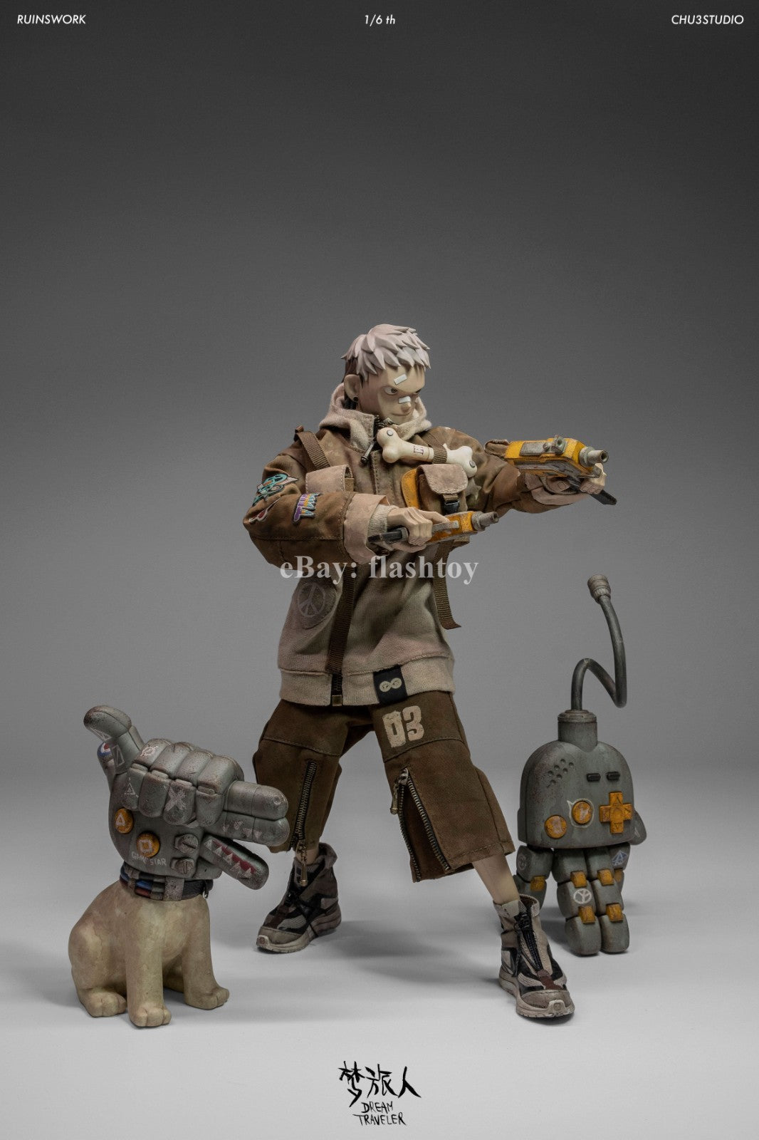 Preventa CHU3STUDIO 1/6 RUINSWORK Dream Traveler Handy Mark modelo de figura de acción