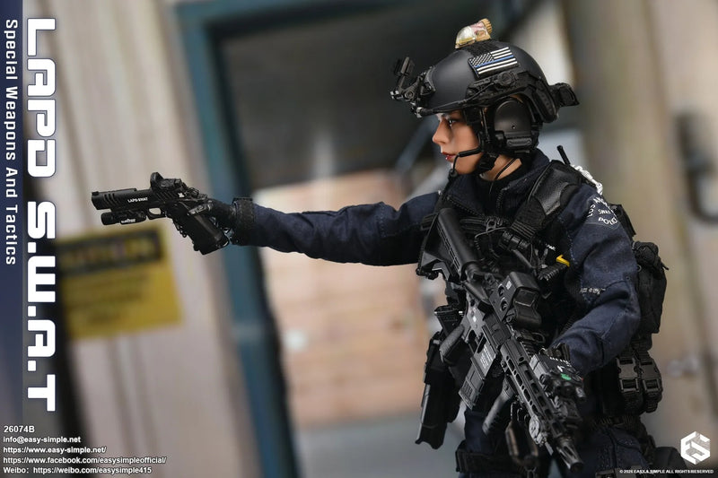 Presale Easy&Simple 26074B 1/6 LAPD S.W.A.T. Special Weapons And Tactics Figure