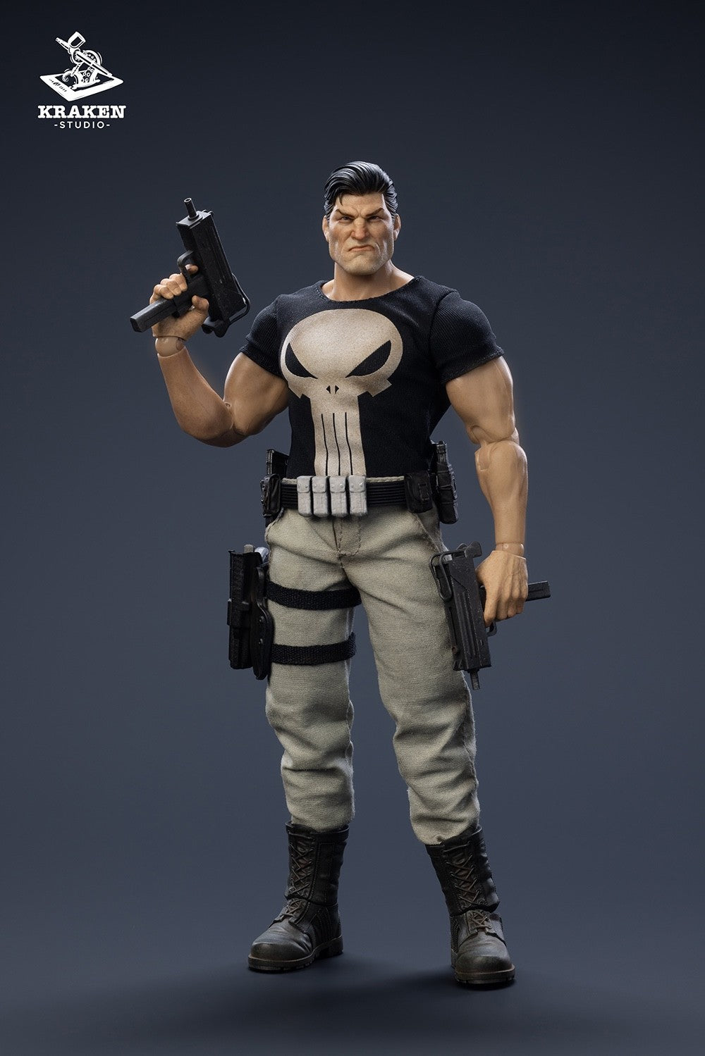 KRAKEN Studio 1/12 Punisher Frank 6" Male Action Figure Model Toy Deluxe Ver.