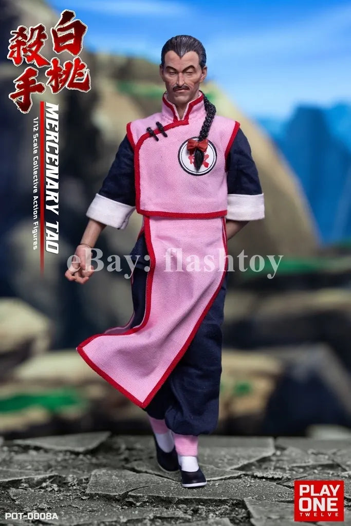 Presale Play One twelve POT-0008A 1/12 Mercenary Killer Tao Pai Pai Figure Model