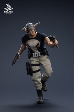 KRAKEN Studio 1/12 Punisher Frank 6" Male Action Figure Model Toy Deluxe Ver.