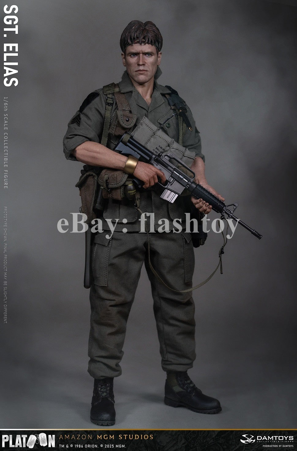 Presale DAMTOYS DMS047 1/6 Platoon Sergeant Elias 12" Male Action Figure Model