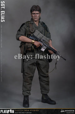 Presale DAMTOYS DMS047 1/6 Platoon Sergeant Elias 12" Male Action Figure Model