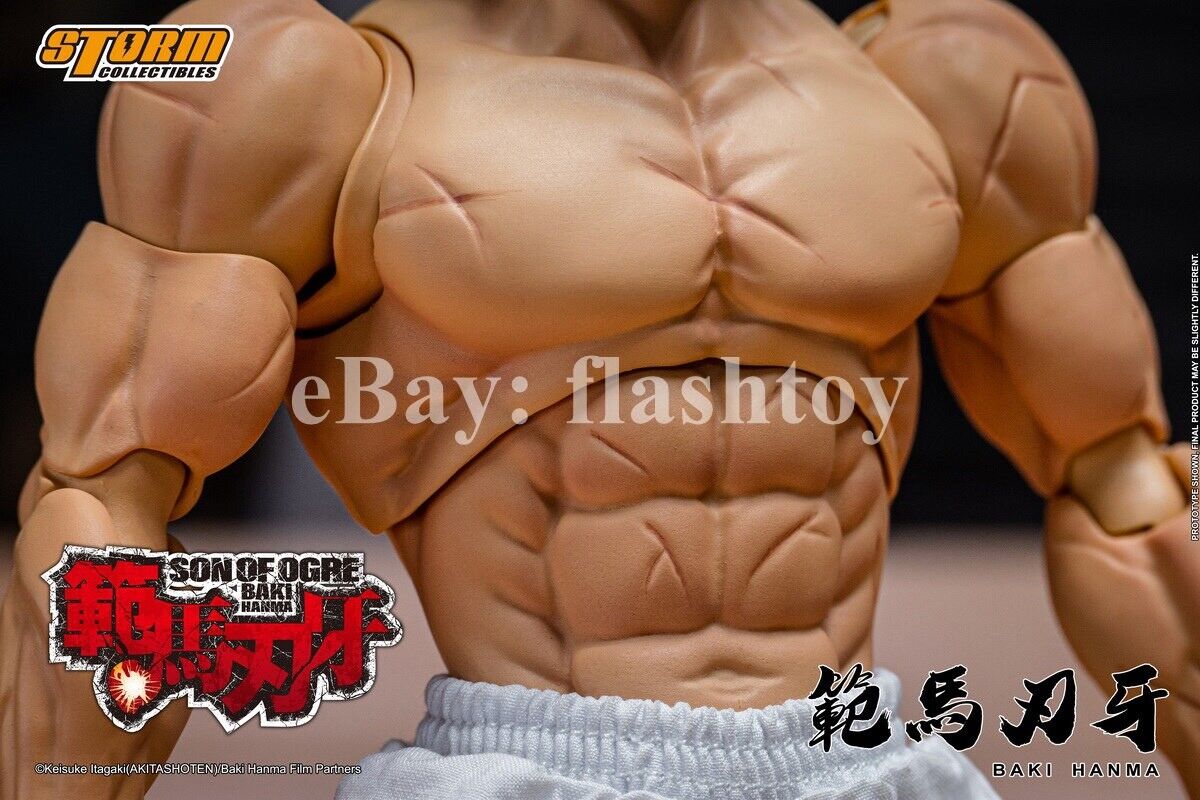Storm Toys KIBK05 1/12 Baki Hanma Son of The Ogre Collectible Action Figure Toy