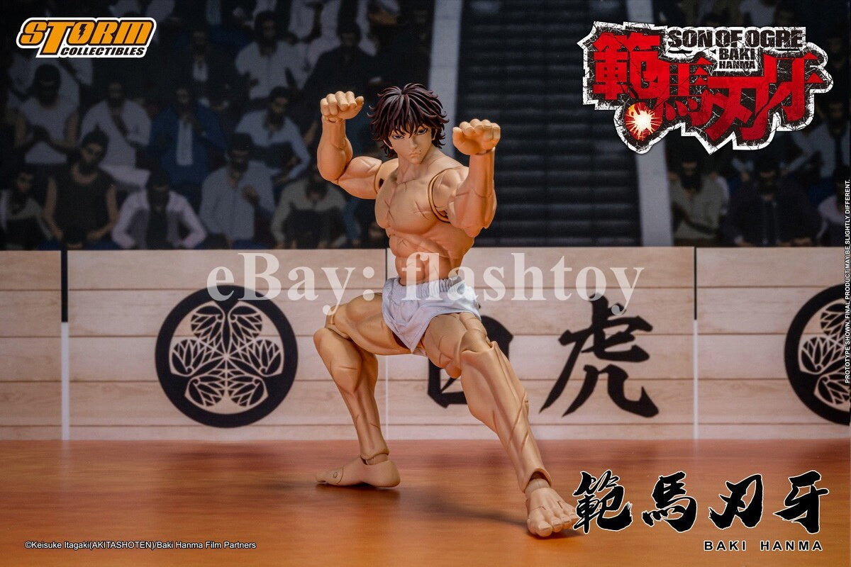 Storm Toys KIBK05 1/12 Baki Hanma Son of The Ogre Collectible Action Figure Toy