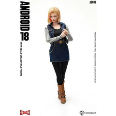 Presale MUST WORKSHOP AD018 1/6 Cyborg Blonde Female Warrior Dragon Ball Android 18