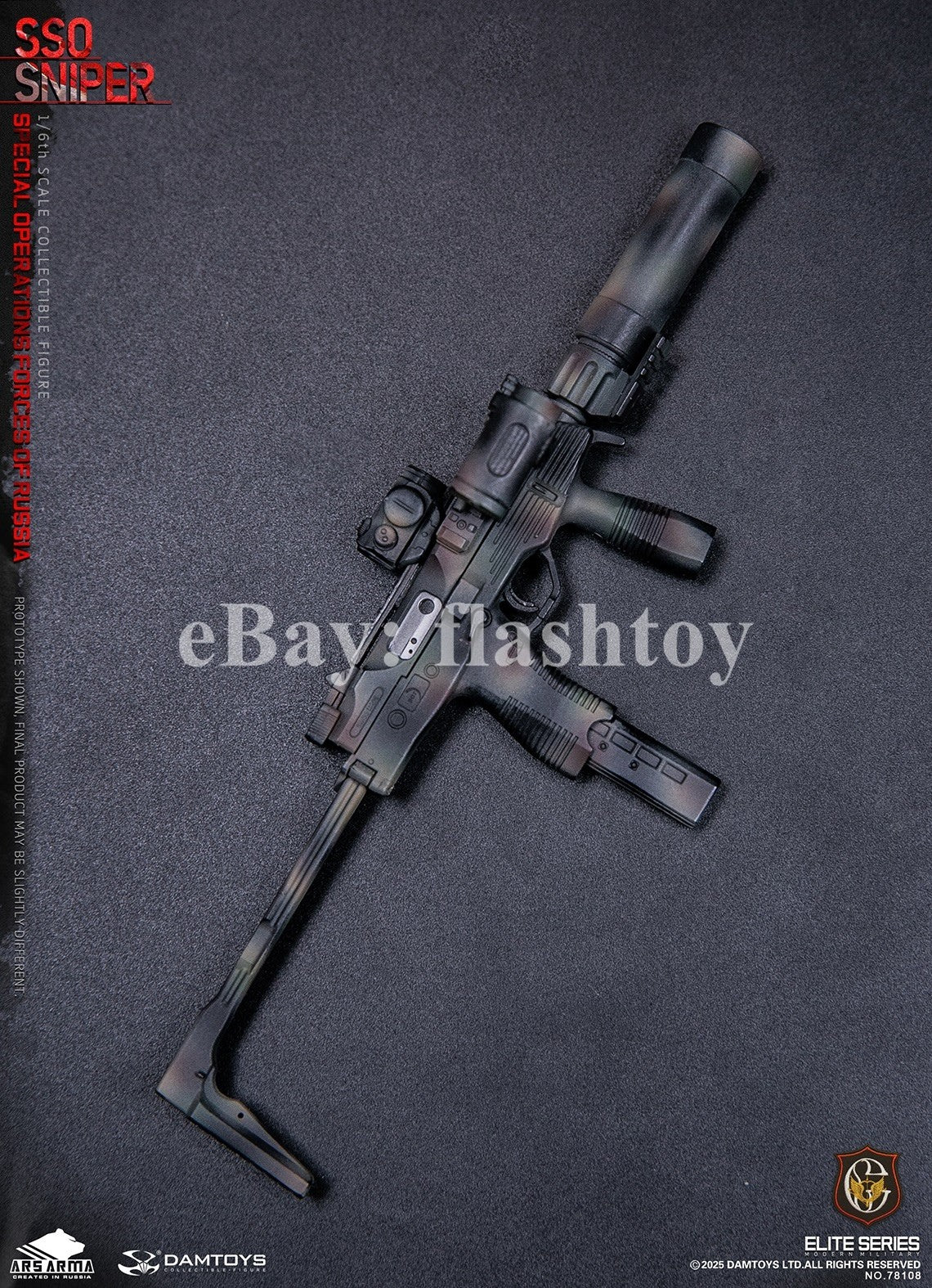 Presale DAMTOYS 78108 1/6 Special Operations Forces of Russia SSO Sniper Model