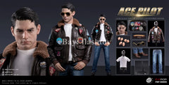 Preventa POPTOYS EX059 1/6 ACE Pilot Mitchell The Gun figura de acción Jacket Ver.