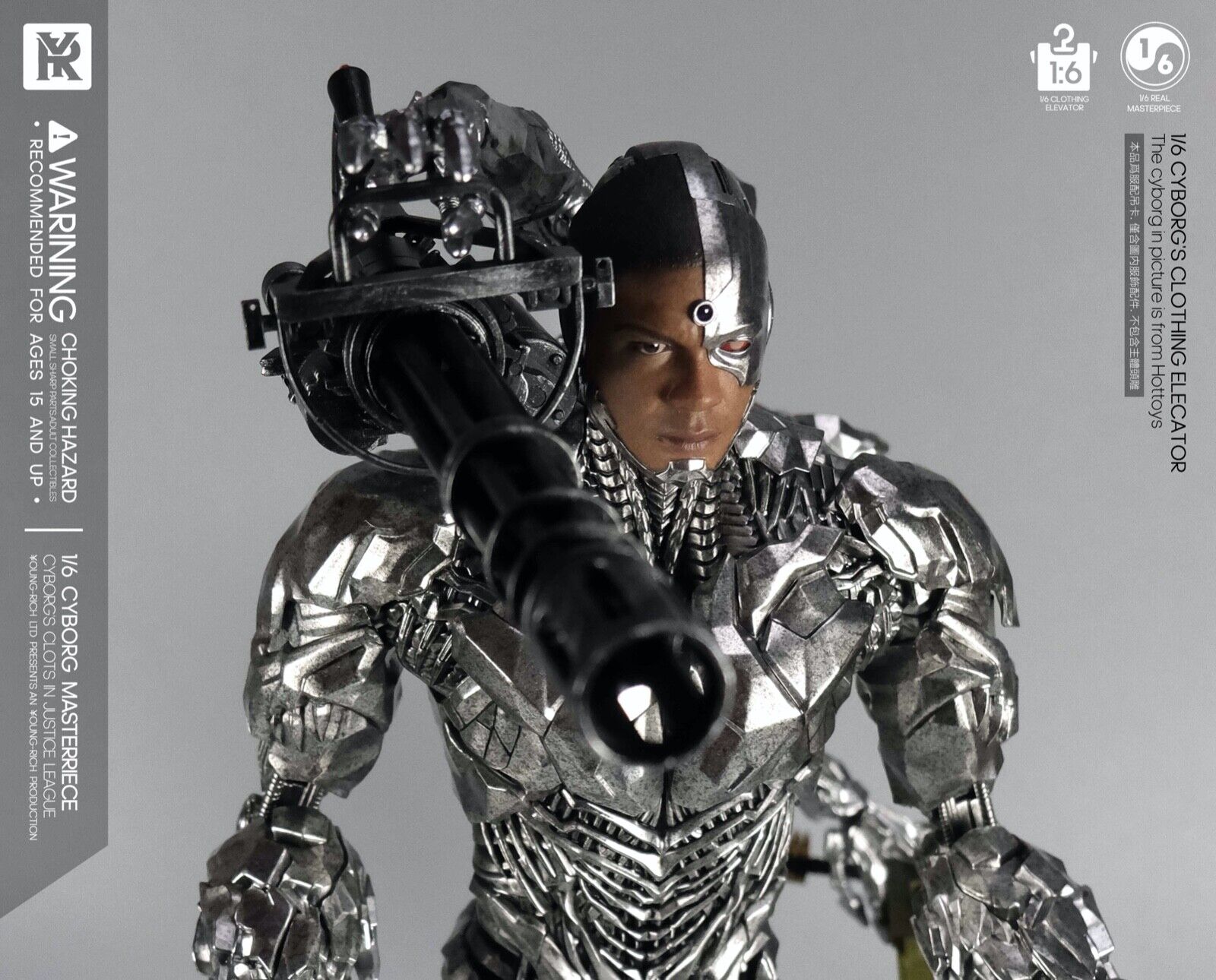 Youngrich Toys YR027 1/6 Justice League Cyborg Accessories Fit Hot Toys TMS057