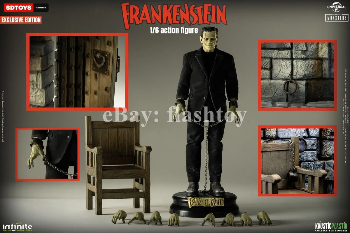Presale Infinite Statue 1/6 Frankenstein Male Action Figure Model Deluxe Ver.