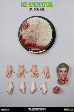 Preventa Infinite 1/6 Re-Animator Doctor Carl Hill modelo de figura de acción masculina versión estándar.