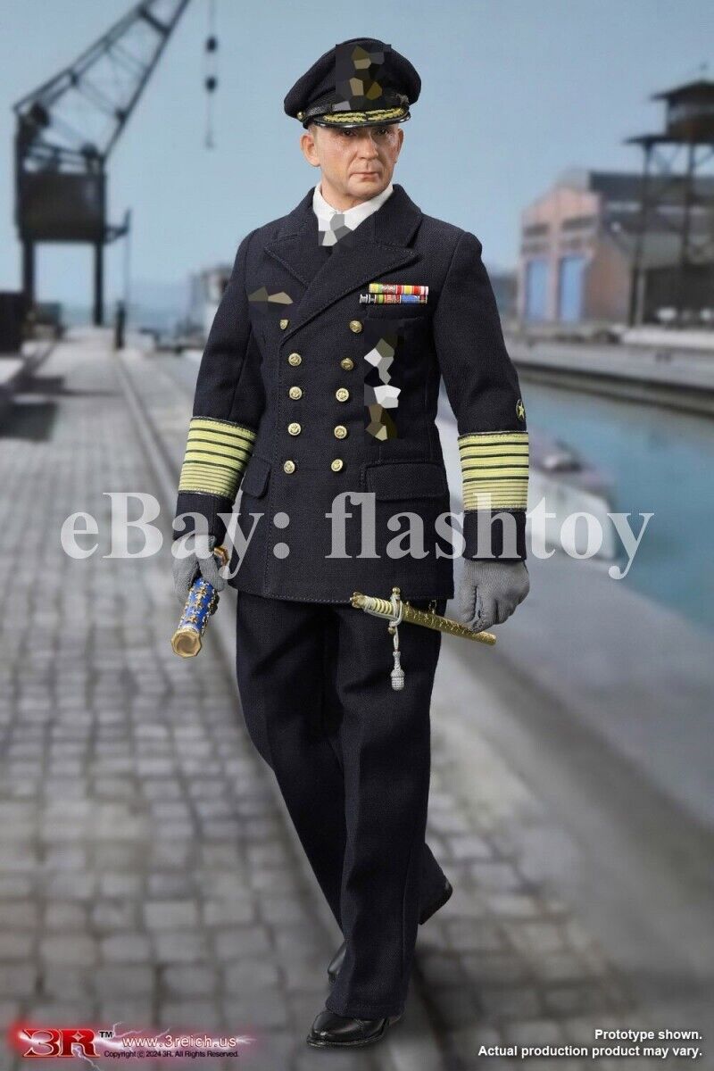 3R GM654 1/6 WWII German Navy Vice Admiral Karl Doenitz Male Action Figure Model