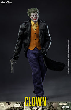Preventa Venus Toys VET002 1/12 The Clown Comic Villain 6" modelo de figura de acción