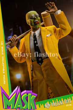 Presale PRESENT TOYS PT-sp91 1/6 Mask Man Jim 12" Male Action Figure Model Toy
