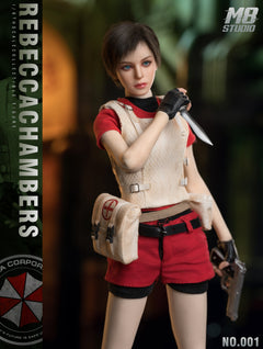 Preventa M8 STUDIO No.001 1/6 Resident Zombie Evil Crisis Rebecca figura de acción