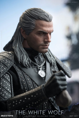 BUZZTOYS BUZ001 1/6 The Witcher The White Wolf Geralt Henry 12" Action Figure