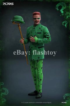 Preventa PCTOYS PC2601 1/12 Forever Riddler Carrey figura de acción masculina de colección