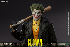 Preventa Venus Toys VET002 1/12 The Clown Comic Villain 6" modelo de figura de acción