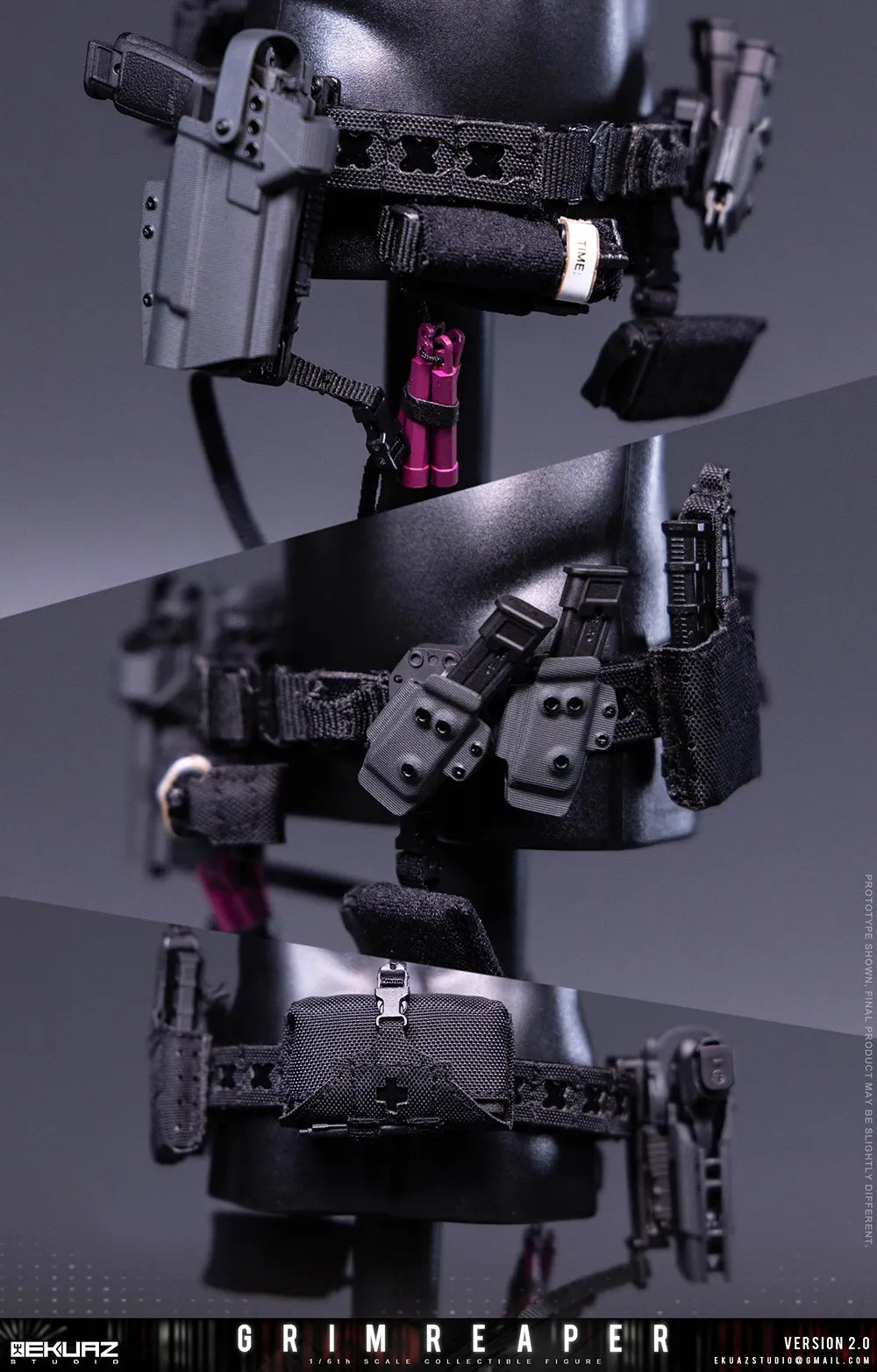 Presale EKUAZ STUDIO EKS015 1/6 Resident Zombie Evil Crisis Grim Reaper 2.0 Hunk